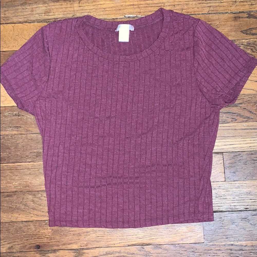 Purple Crop Top